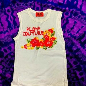 aloha couture (juicy couture) tank top size small